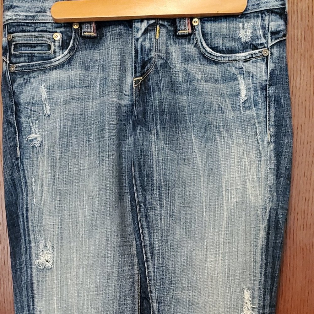 Kasil The Denim Garden - Celine Boot Fit Jeans in Atlantic Marble - Size 29